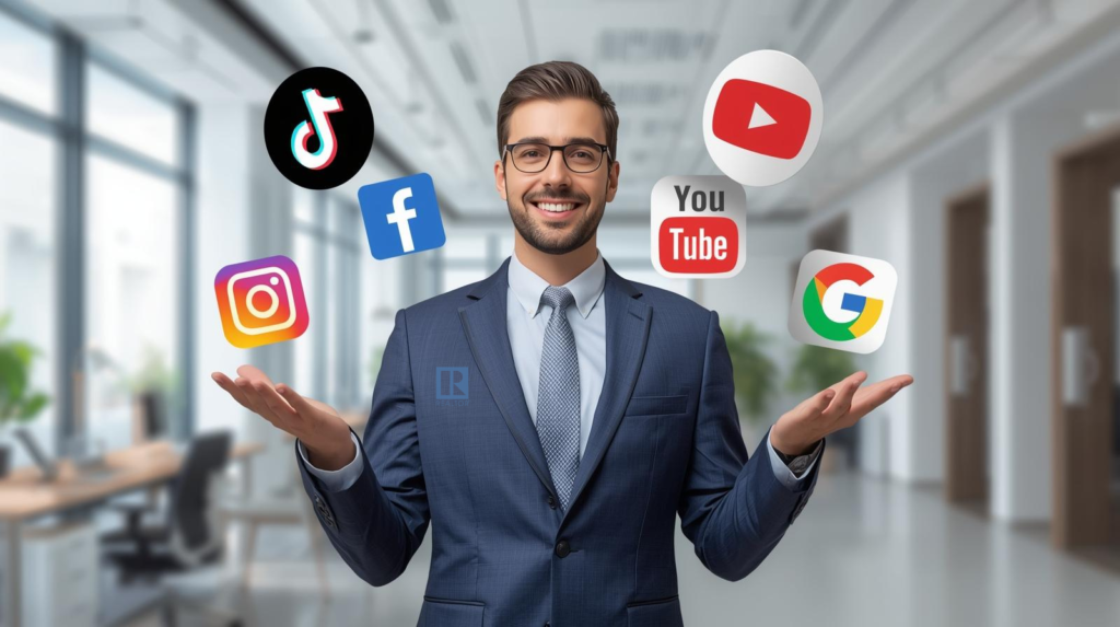 realtor juggling logos